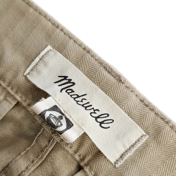 Madewell Womens 90's Straight Cargo Pants, Tan Khaki, Utility, Size 31 - Picture 4 of 9